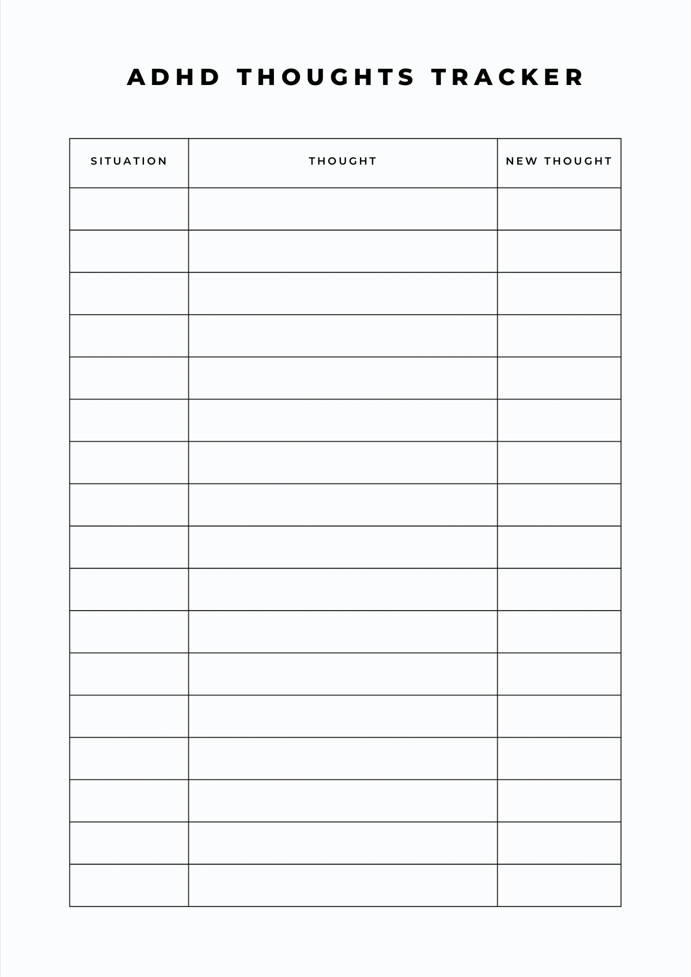 Calm the Chaos – ADHD Digital Journal for Routines, Goals & Emotional Check-ins