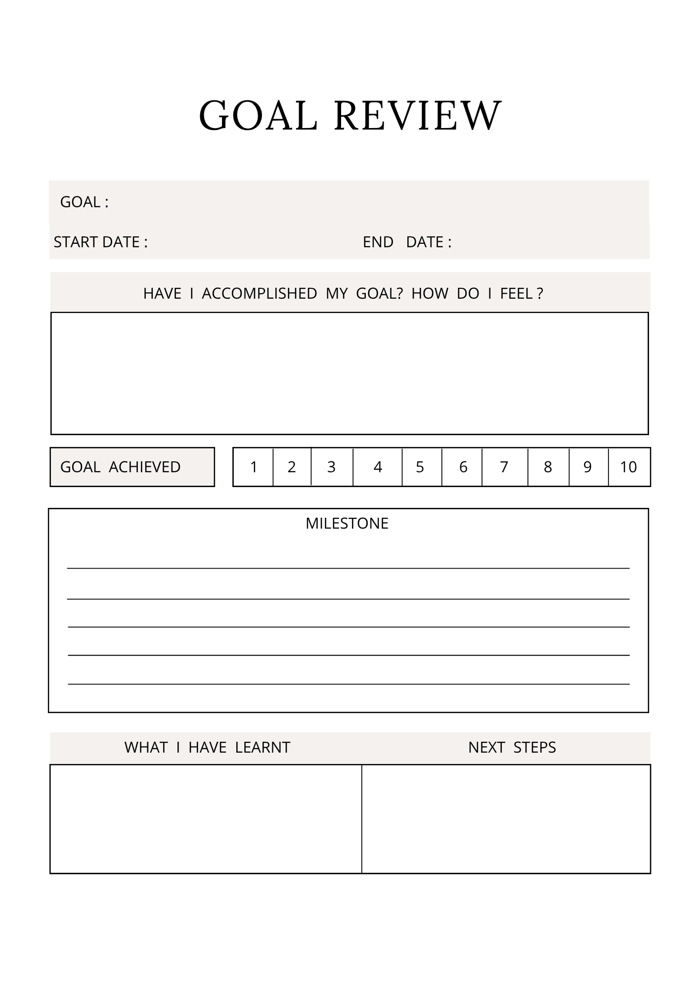 Flourish- A Guided Self-Growth & Reflection Journal (Digital Download)