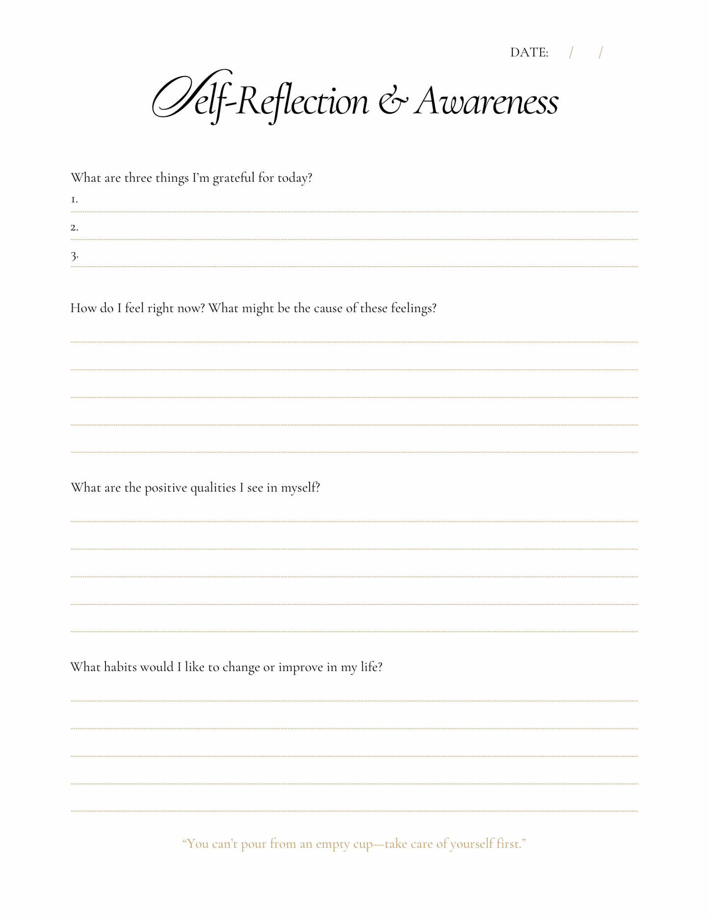 Pillow Thoughts Digital Dream Journal