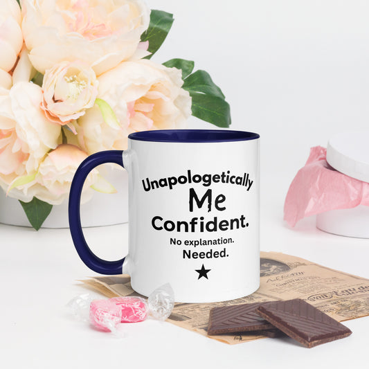 Unapologetically Me -Empowering ceramic  coffee mug  with bold text for confident daily inspiration.  
