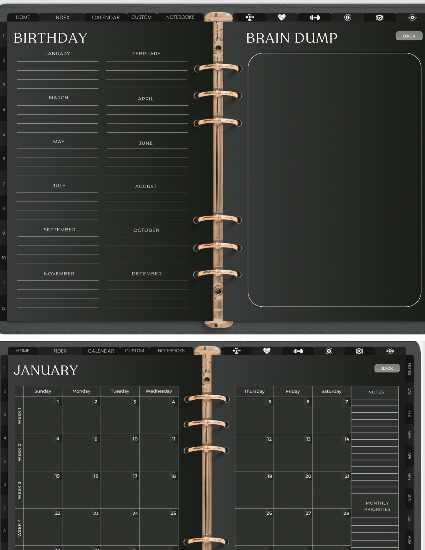 The Ultimate Digital Life Planner (Undated & Hyperlinked)