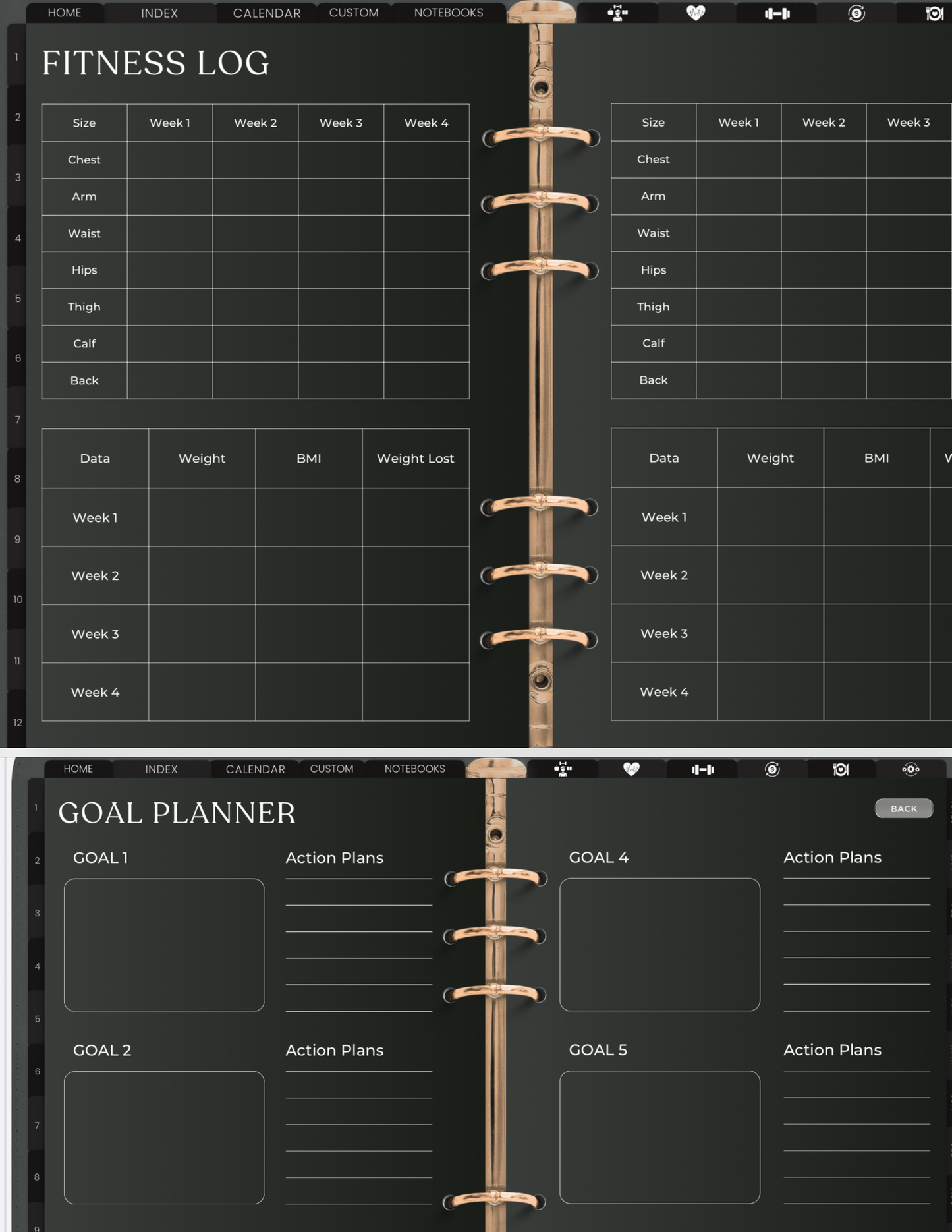 The Ultimate Digital Life Planner (Undated & Hyperlinked)